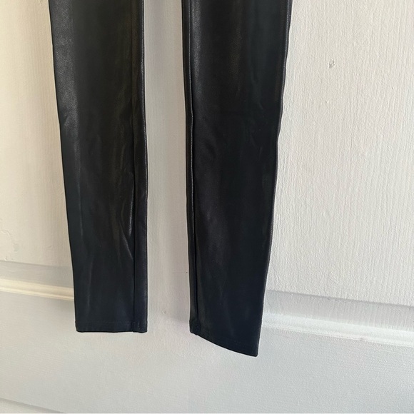Spanx Faux Leather Pants Leggings Black Small - Picture 5 of 9